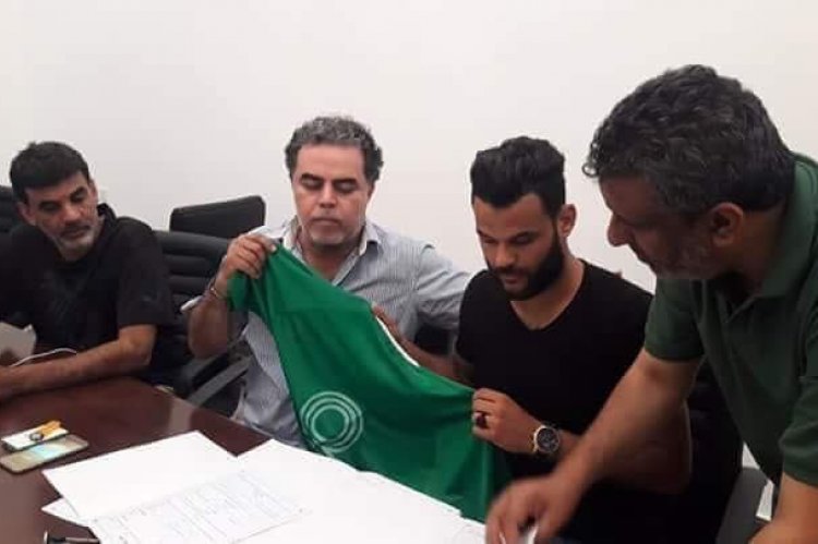 توقيع اللاعب ربيع اللافي مع فريق النصر