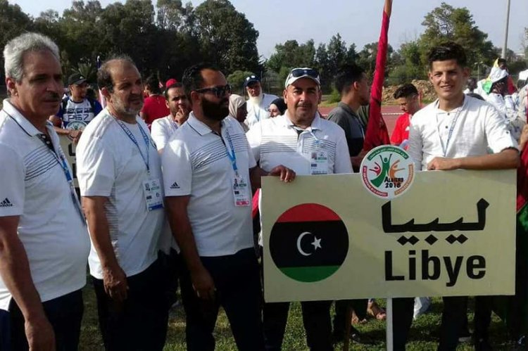 صورة من صفحة اللجنة الأولمبية الليبية 