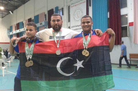 صورة من صفحة اللجنة الأولمبية الليبية